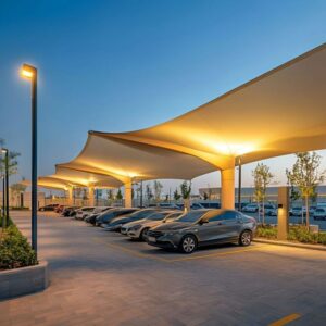 مظلات-سيارات-18-300x300 Fabric - Building Uses, Attributes, Price and Design Trends