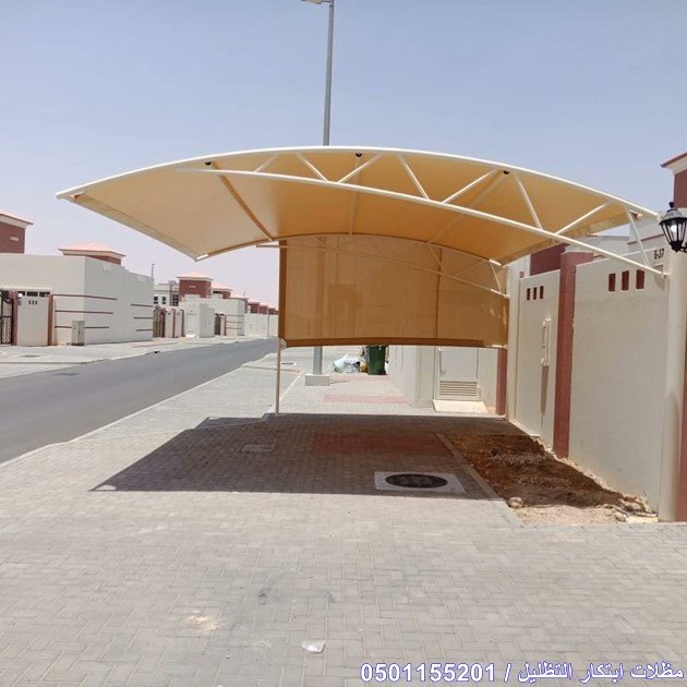 مظلات-سيارات-9 تكلفة مظلة سيارة |سعر متر مظلة حديد في الدمام