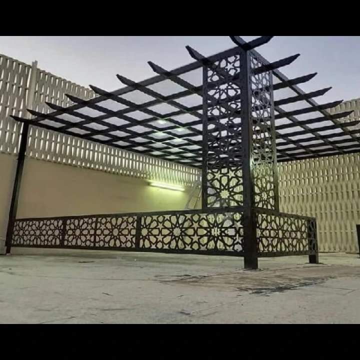 افضل-برجولات-جلسات-حوش-3 جلسات خارجية مع برجولات ومظلات للفلل والحدائق في جدة